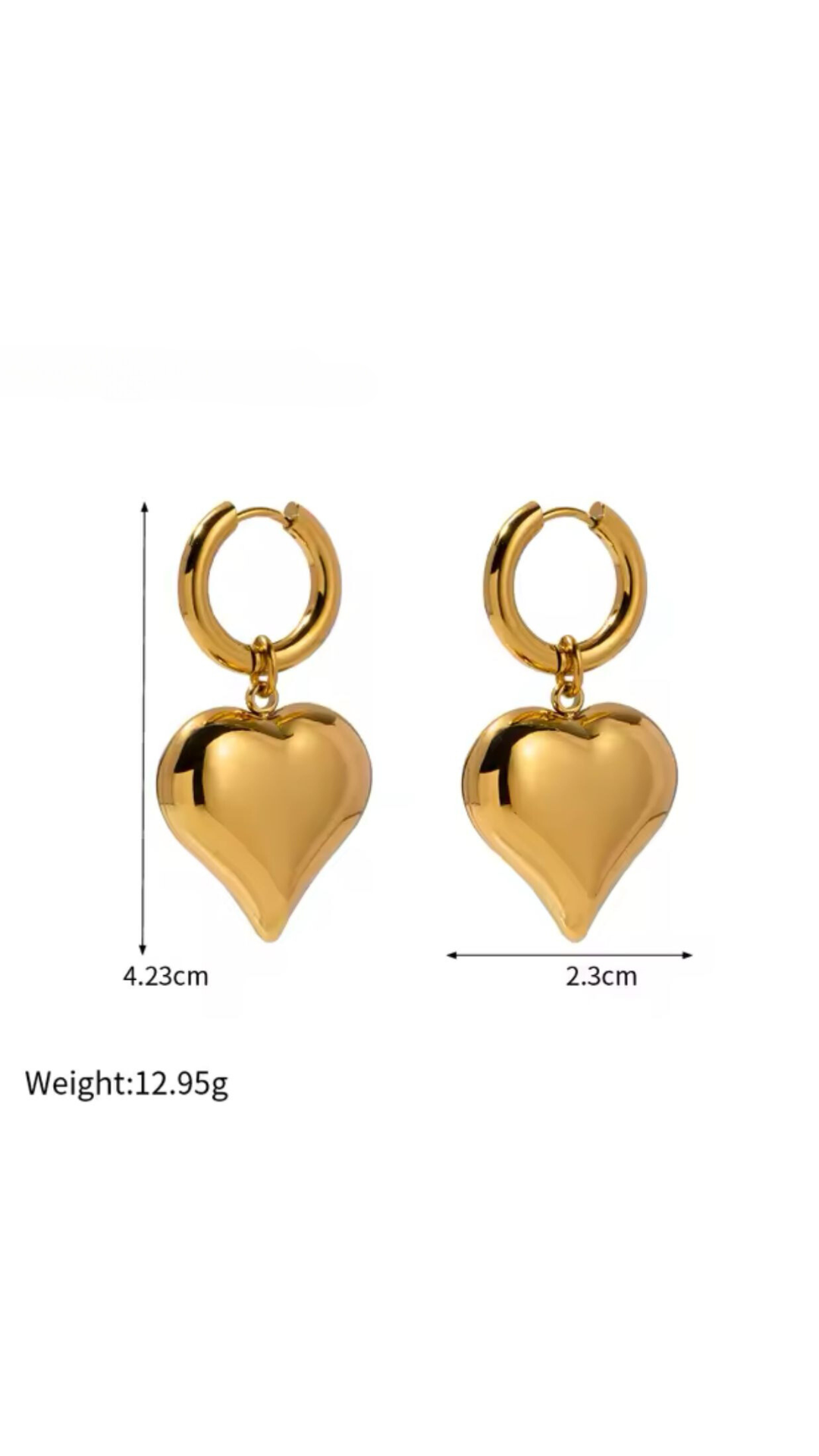 HEART COLLECTION– Zeitlose Eleganz Edelstahl in 18 Karat Vergoldung